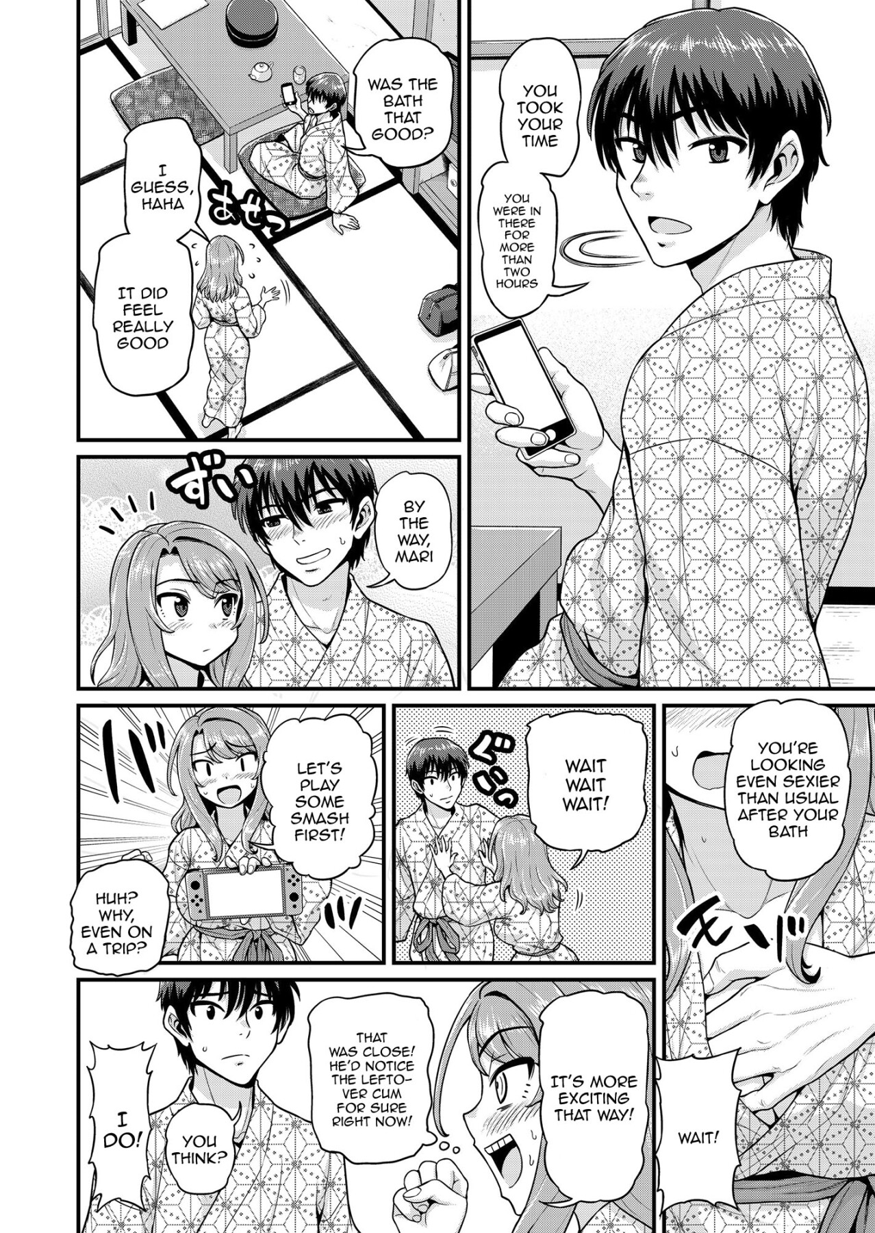 Hentai Manga Comic-Smashing With Your Gamer Girl Friend At The Hot Spring - NTR version-Read-61